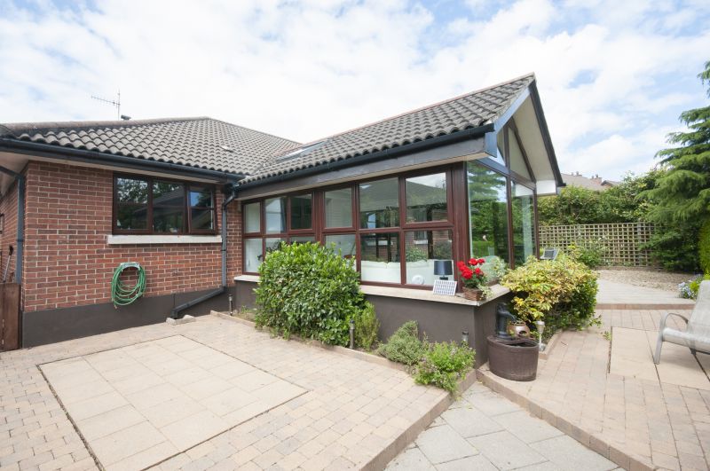 Sunroom with Roof Extension